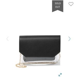 Urban Expressions Clear Crossbody Bag Purse